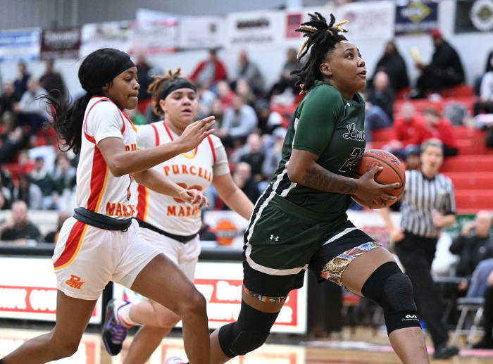 Purcell Marian vs Laurel girls basketball Jeff Harwelll3